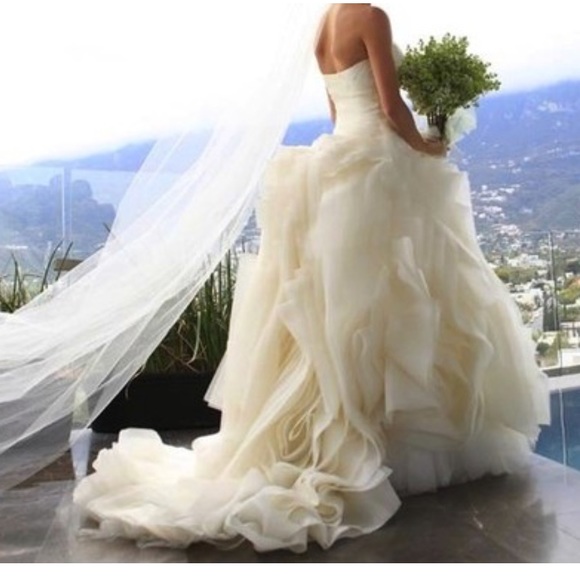 Vera Wang | Dresses | Vera Wang Diana Luxury Designer Wedding ...